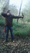Andy at Braintree 's 3D Field Shoot.